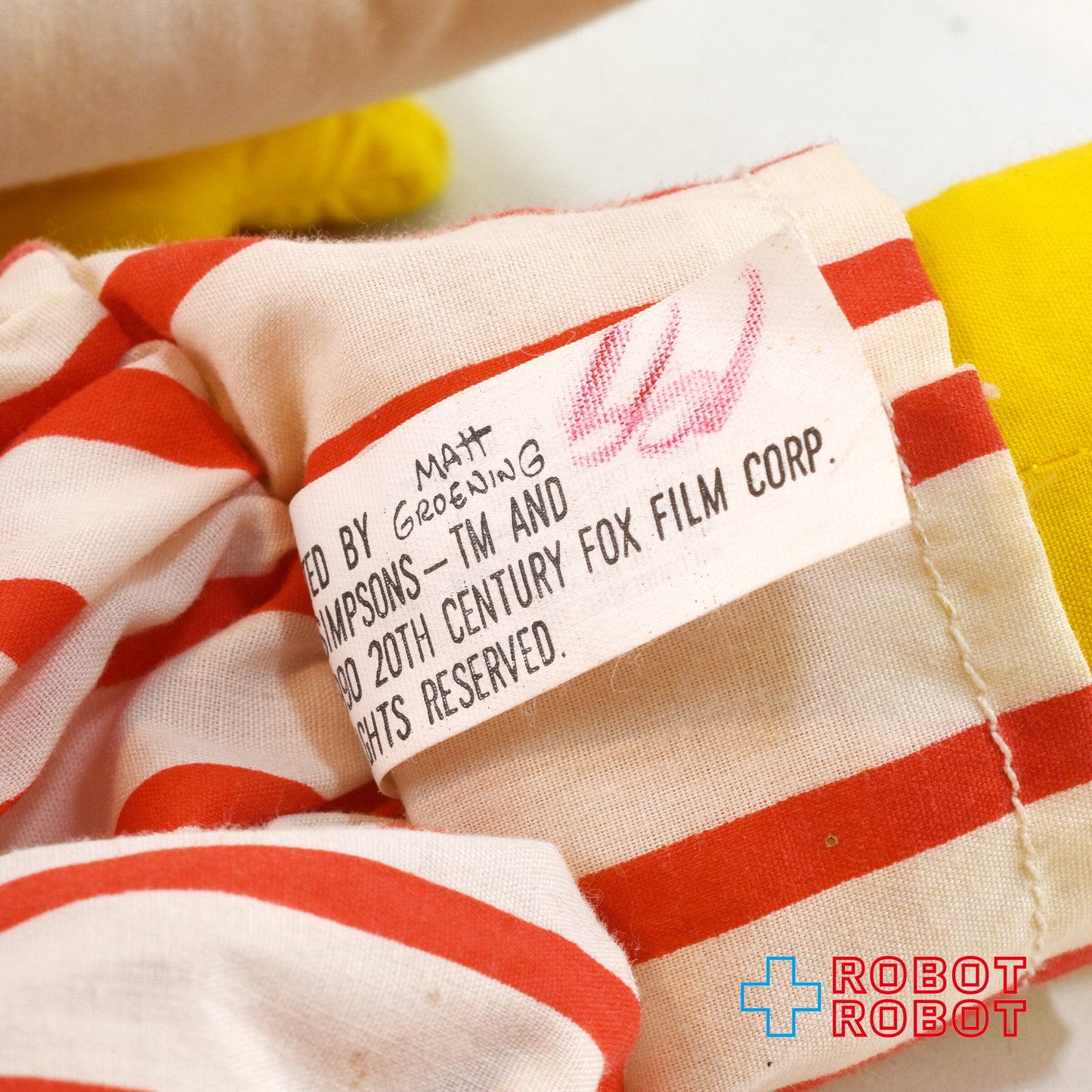 シンプソンズ バート・シンプソン パジャマバッグ ぬいぐるみ人形 1990