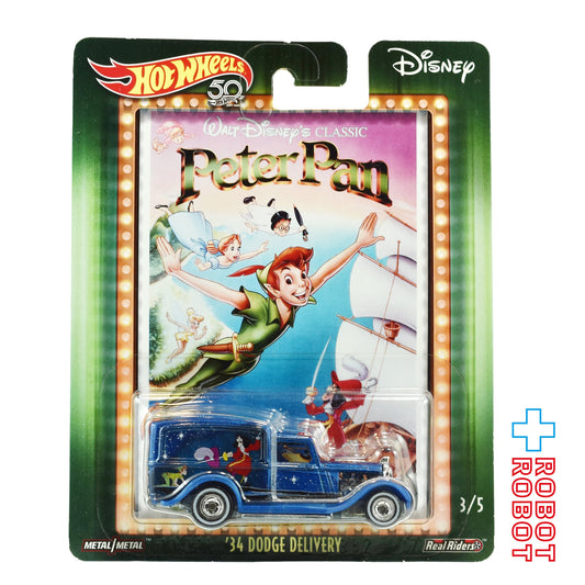 ホットウィール ディズニー ピーター・パン '34 ダッジ・デリバリー ダイキャストミニカー 未開封 2018