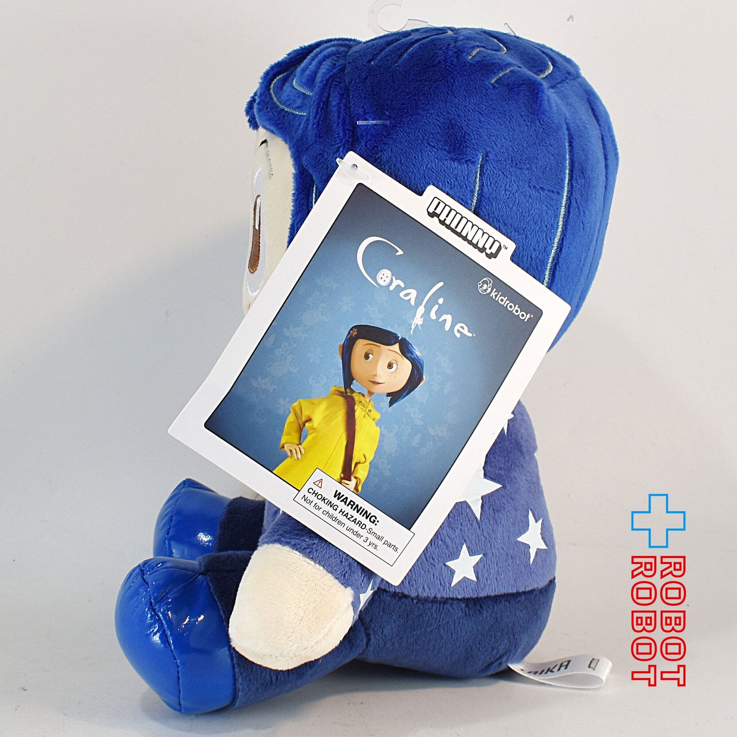 キッドロボットコララインとボタンの魔女 星のセーター ファニープラッシュ ぬいぐるみ人形