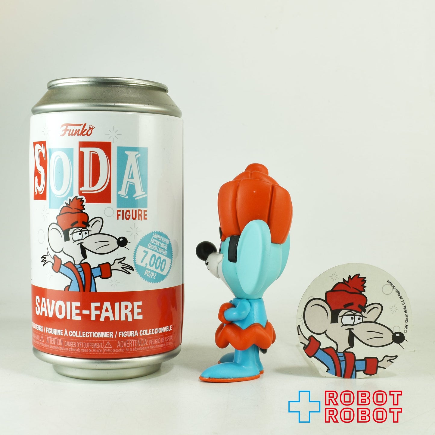 ファンコ SODA ソーダ缶 ウルトラわんちゃん サヴォワ・フェール ビニールフィギュア 缶入り