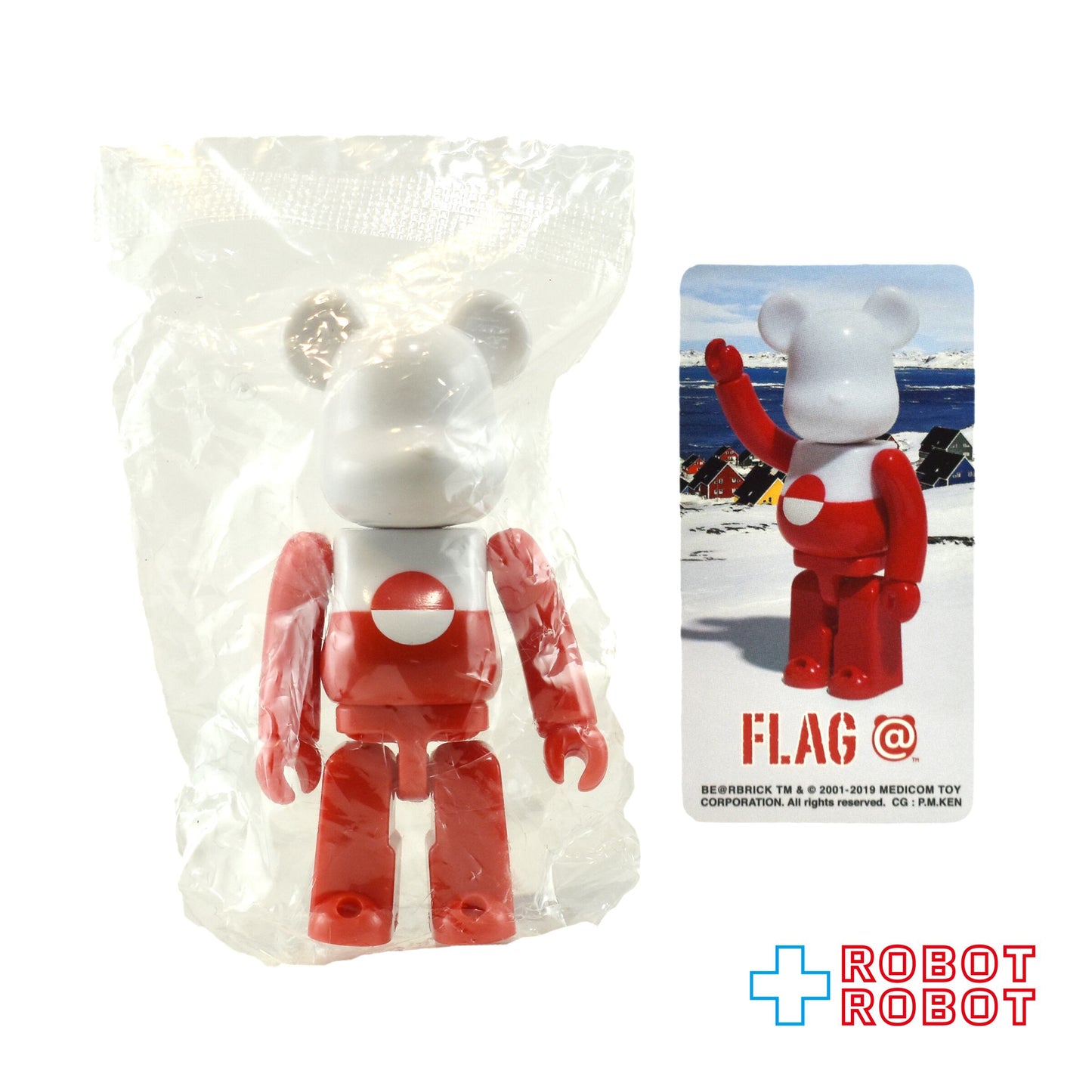 メディコム ベアブリック BE@RBRICK 100% [シリーズ38] FLAG グリーンランド 未開封 ♦︎４号店商品