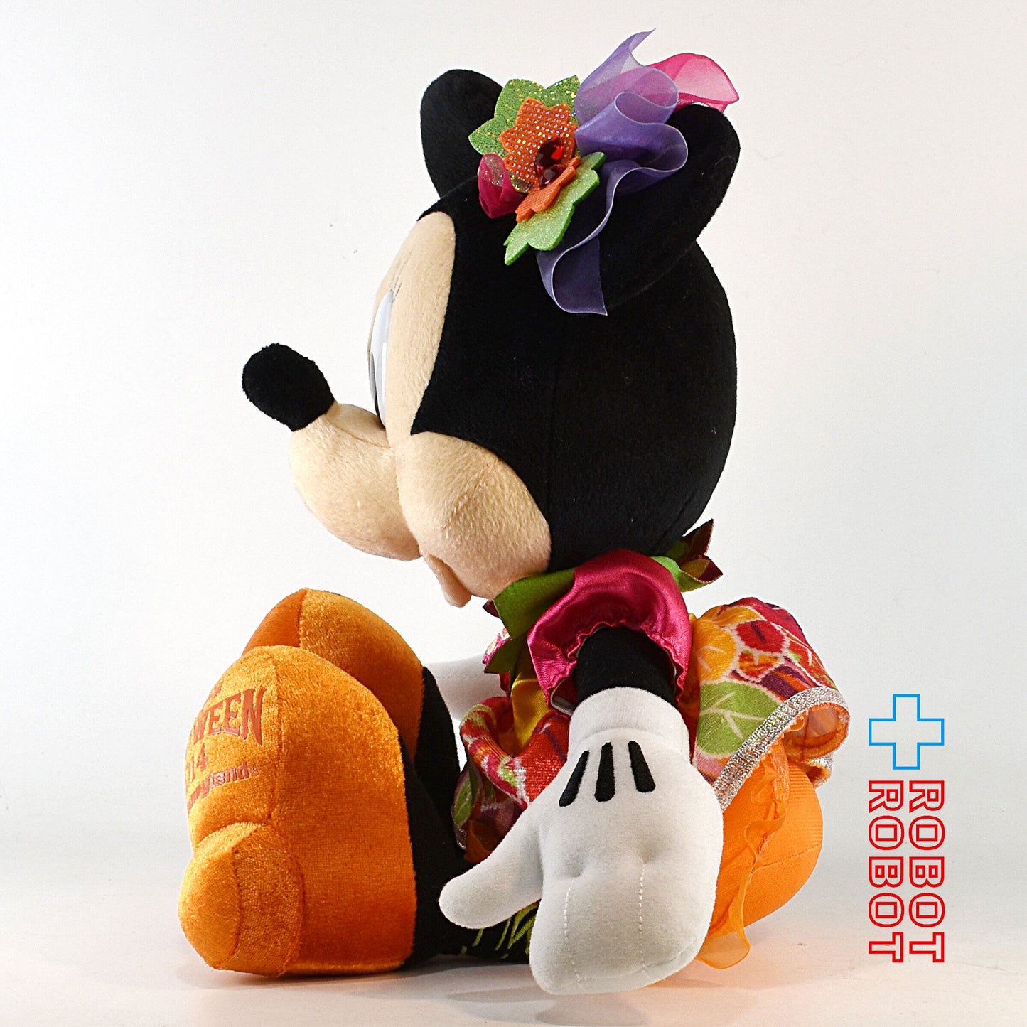 東京ディズニーランド TDL ハロウィン 2014 ミニー ぬいぐるみ 葉っぱ柄 35センチ