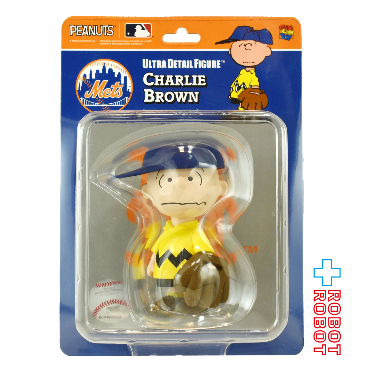 UDF MLB × ピーナッツ ニューヨーク メッツ チャーリーブラウン ビニールフィギュア 未開封
