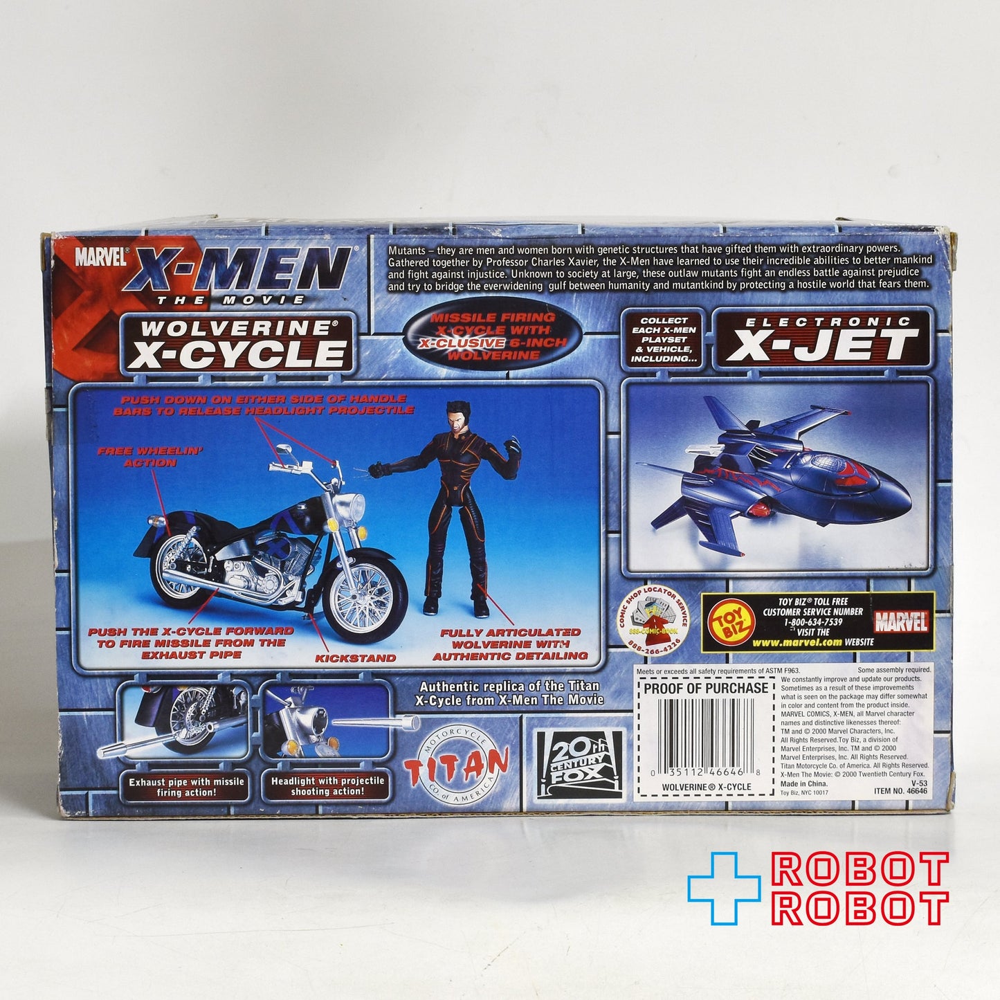 トイビズ マーベルレジェンド X-MEN ムービー ウルヴァリン X-サイクル 2000 開封箱付