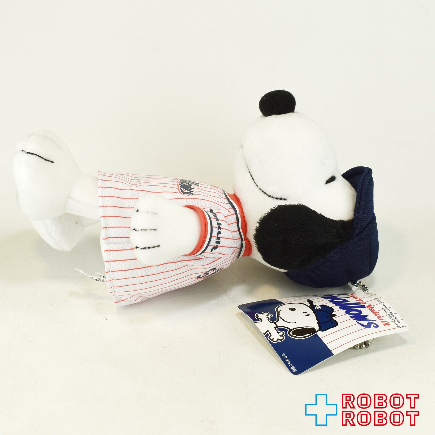 吉徳 スヌーピー 東京ヤクルトスワローズ ユニフォーム ぬいぐるみマスコット 17センチ 紙タグ付き