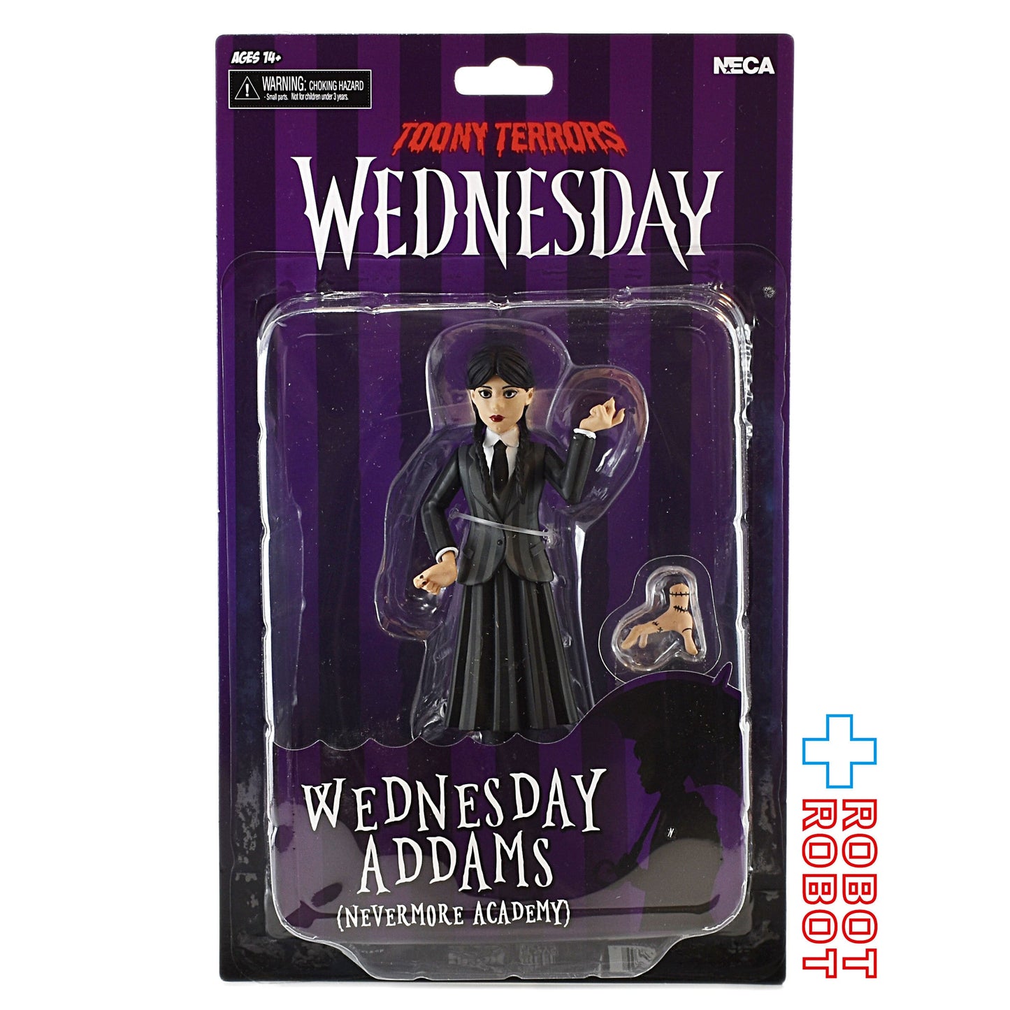 ネカ トゥーニーテラーズ スタイライズド ウェンズデー・アダムス ネヴァーモア学園制服Ver.  6インチ アクションフィギュア 未開封