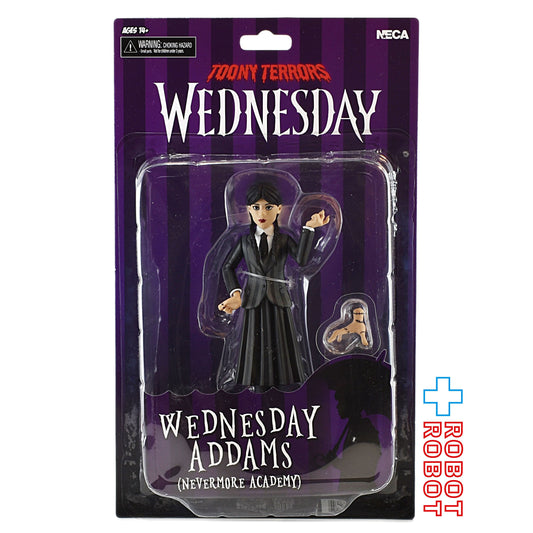 ネカ トゥーニーテラーズ スタイライズド ウェンズデー・アダムス ネヴァーモア学園制服Ver.  6インチ アクションフィギュア 未開封