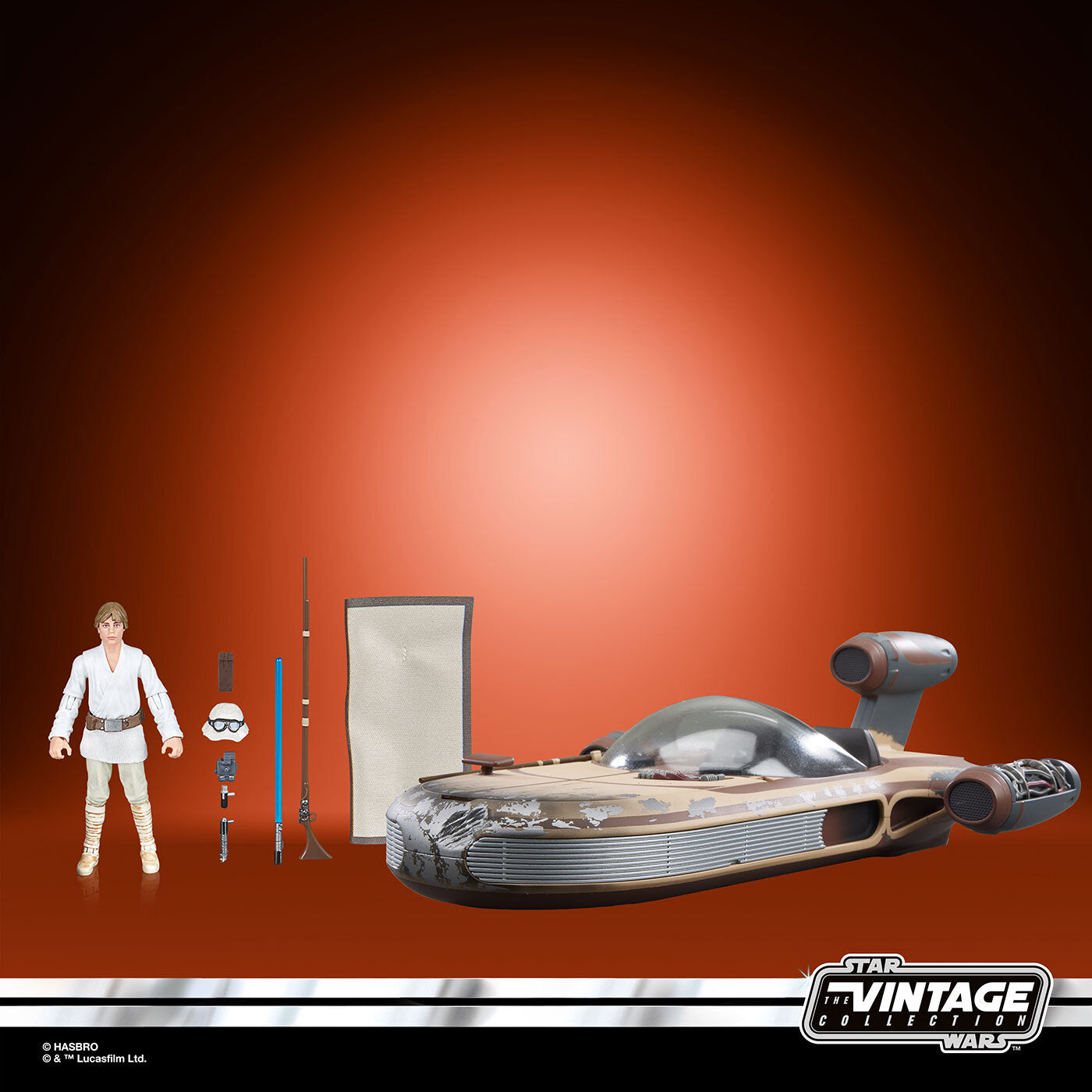 スター・ウォーズ VC X-34ランドスピーダー & VC344A ルーク・スカイウォーカー (タトゥイーン) [ANH] ヴィンテージコレクション ビークル 国内版 未開封