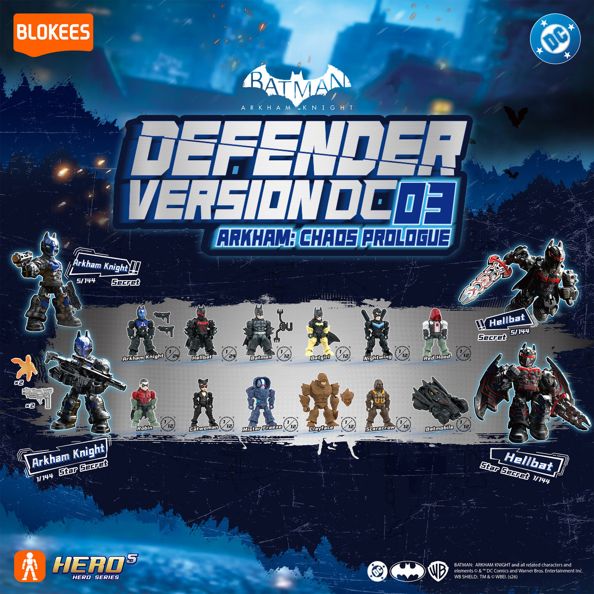 ブロッキーズ DC バットマン アーカムナイト DV03 アーカム カオス・プロローグ モデルキット 未開封