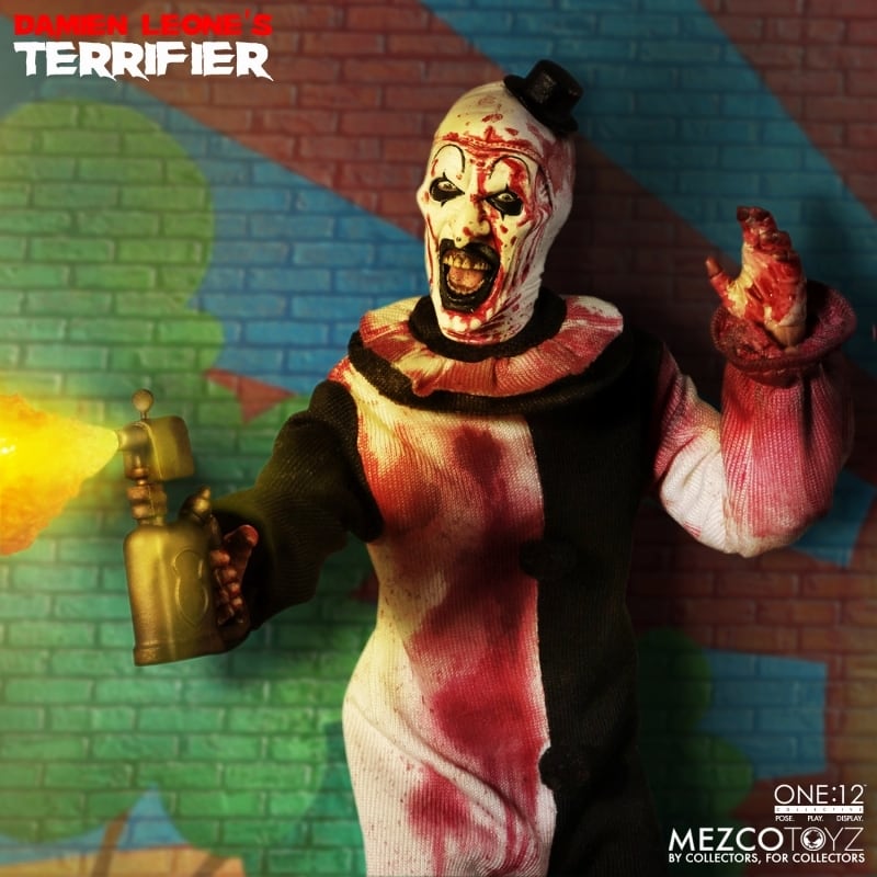 メズコ ワン12コレクティブ Terrifier テリファー アート・ザ・クラウン 1/12 アクションフィギュア DXエディション 箱入