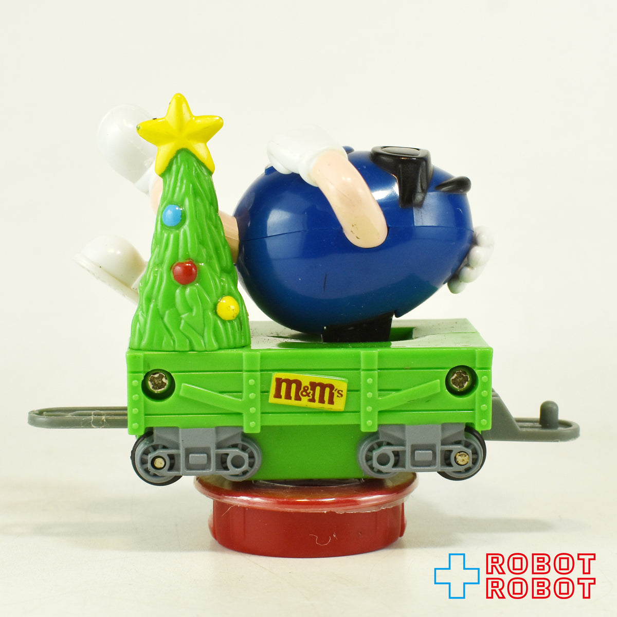 M&M's クリスマス・トレイン・トッパー ブルー クリスマスツリー平貨車グリーン 企業物 2005
