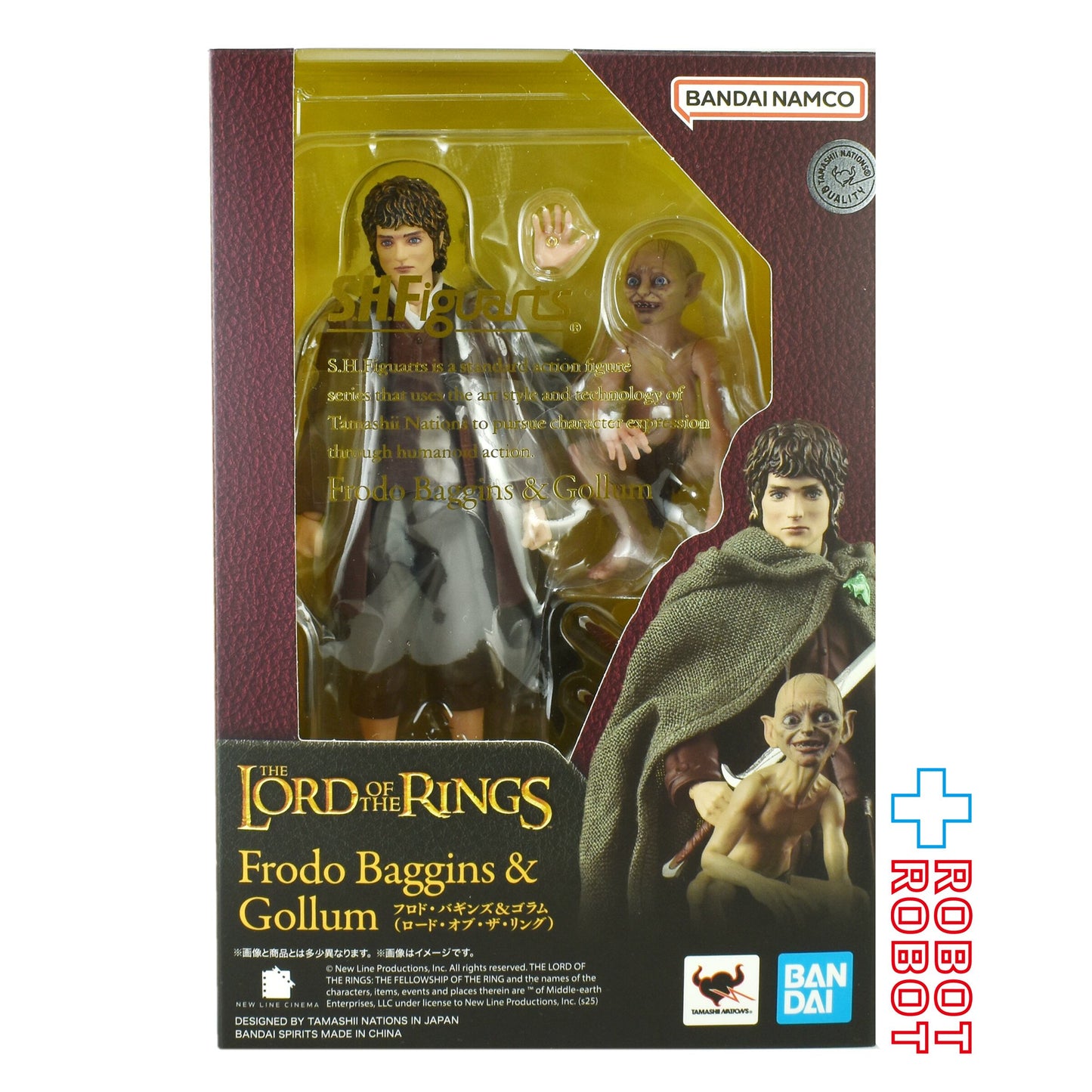 S.H.Figuarts 映画 ロード・オブ・ザ・リング  フロド・バギンズ＆ゴラム アクションフィギュア 未開封