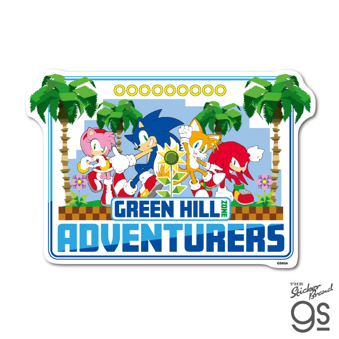 ソニック ビッグサイズステッカー GREEN HILL ZONE 未開封