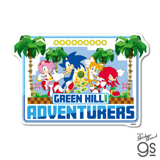 ソニック ビッグサイズステッカー GREEN HILL ZONE 未開封