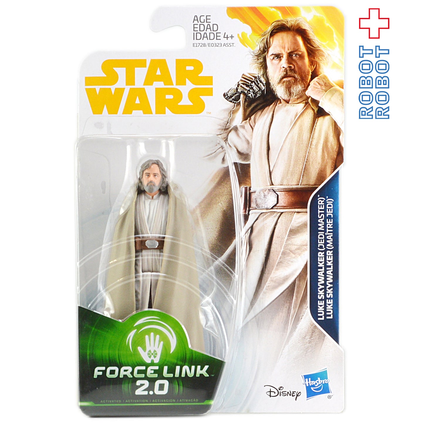 スター・ウォーズ フォースリンク2.0 ルーク・スカイウォーカー(ジェダイ マスター) [TLJ] 3.75インチ アクションフィギュア US版 未開封