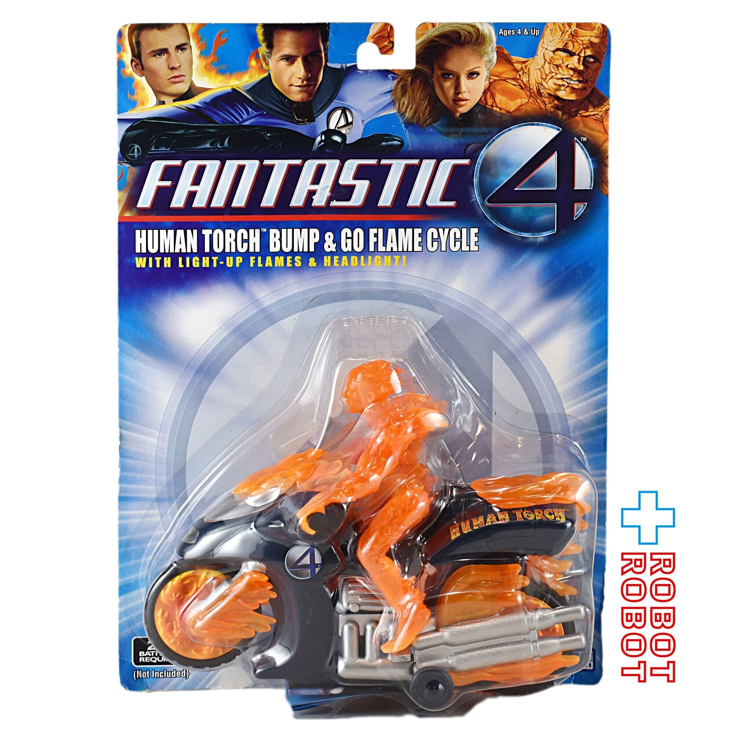 トイビズ ファンタスティック4 ヒューマン・トーチ バンプ & ゴーフレームサイクル 未開封