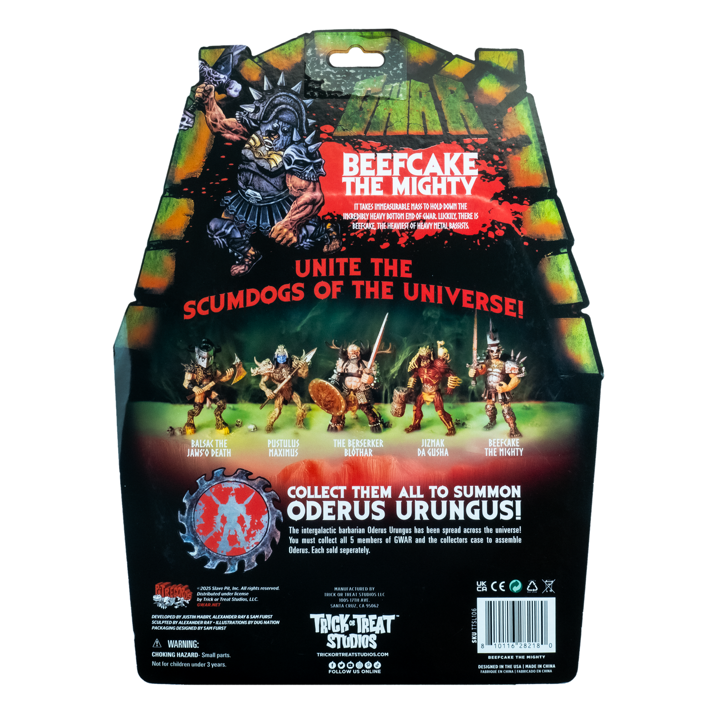 トリックオアトリートスタジオ ビーフケーキ・ザ・マイティ 6インチ アクションフィギュア 未開封