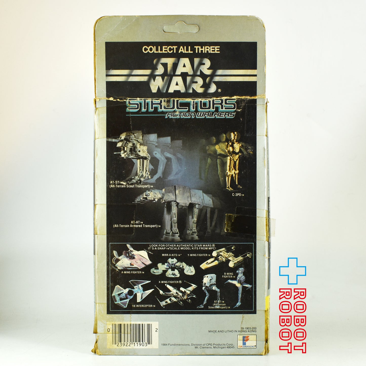 mpc スター・ウォーズ AT-ST ストラクターズ・アクションウォーカー 香港製 開封箱入