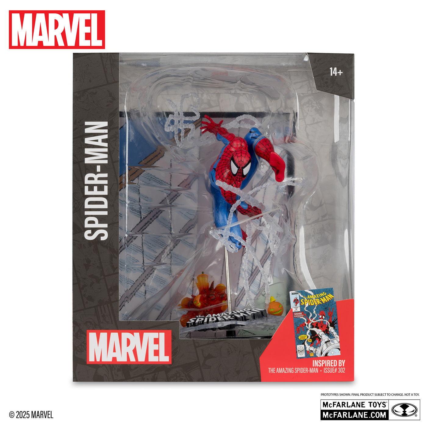 マクファーレン・トイズ マーベル シーン・フィギュア #012 スパイダーマン 1/10 スタチューフィギュア 未開封
