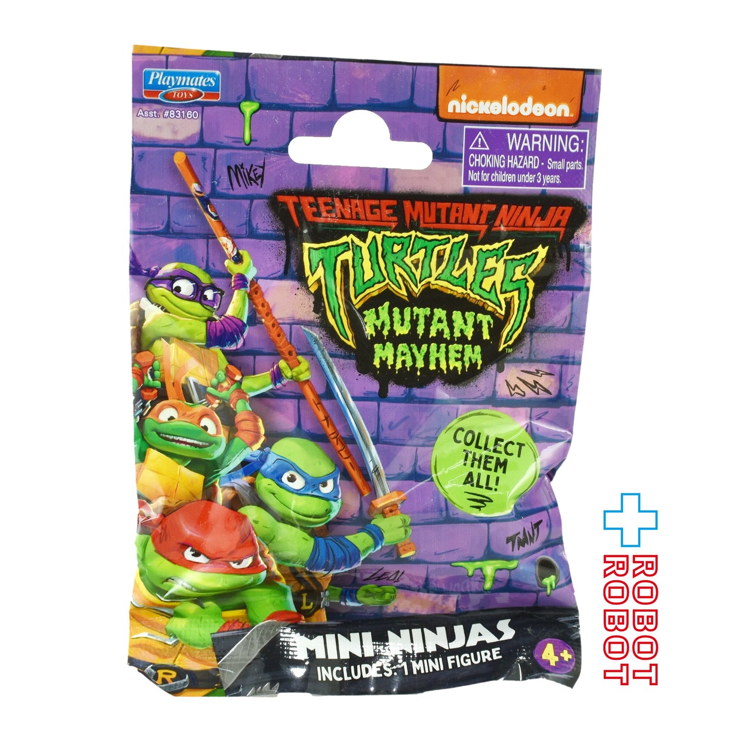 プレイメイツ タートルズ ミュータント・パニック！TMNT ミニ ニンジャズ ミニフィギュア 未開封