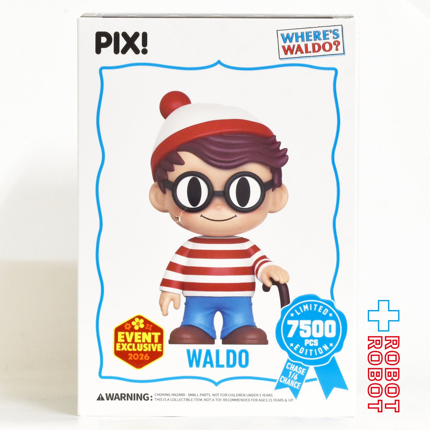 スリルジョイ PIX ピックス ウォーリーを探せ ! ウォーリー ビニールフィギュア 箱付