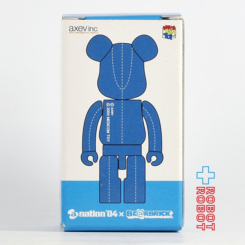 メディコム BE@RBRICK 100％ ベアブリック anation Blue Teddy ブルーテディ