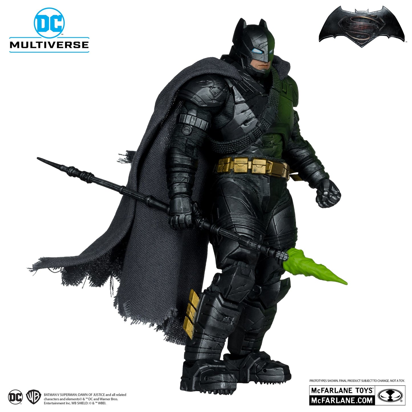 マクファーレン・トイズ DCマルチバース バットマン vs スーパーマン ジャスティスの誕生 アーマード・バットマン プラチナム・エディション 7インチ アクションフィギュア 未開封