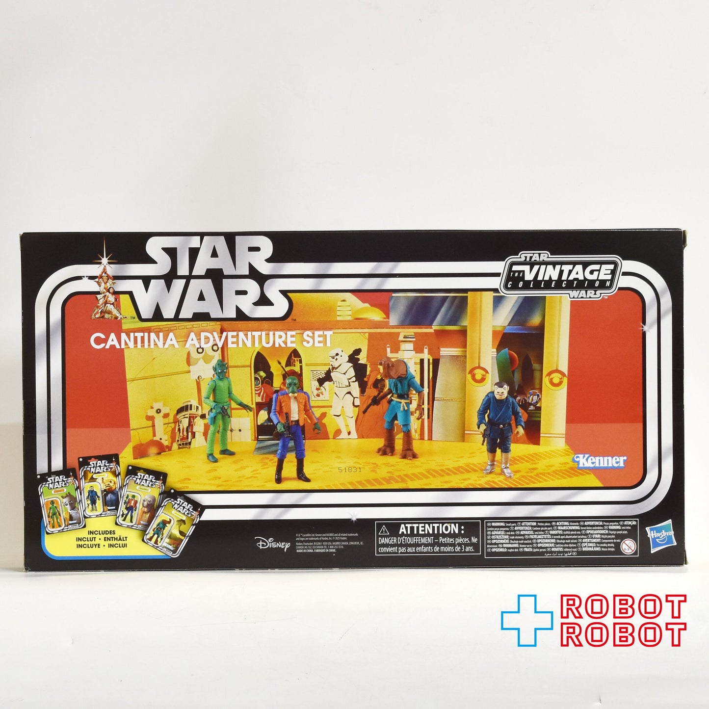 【ベース台紙・空箱のみ】スター・ウォーズ カンティーナ・アドベンチャー ヴィンテージコレクション 3.75インチ アクションフィギュア 4パック
