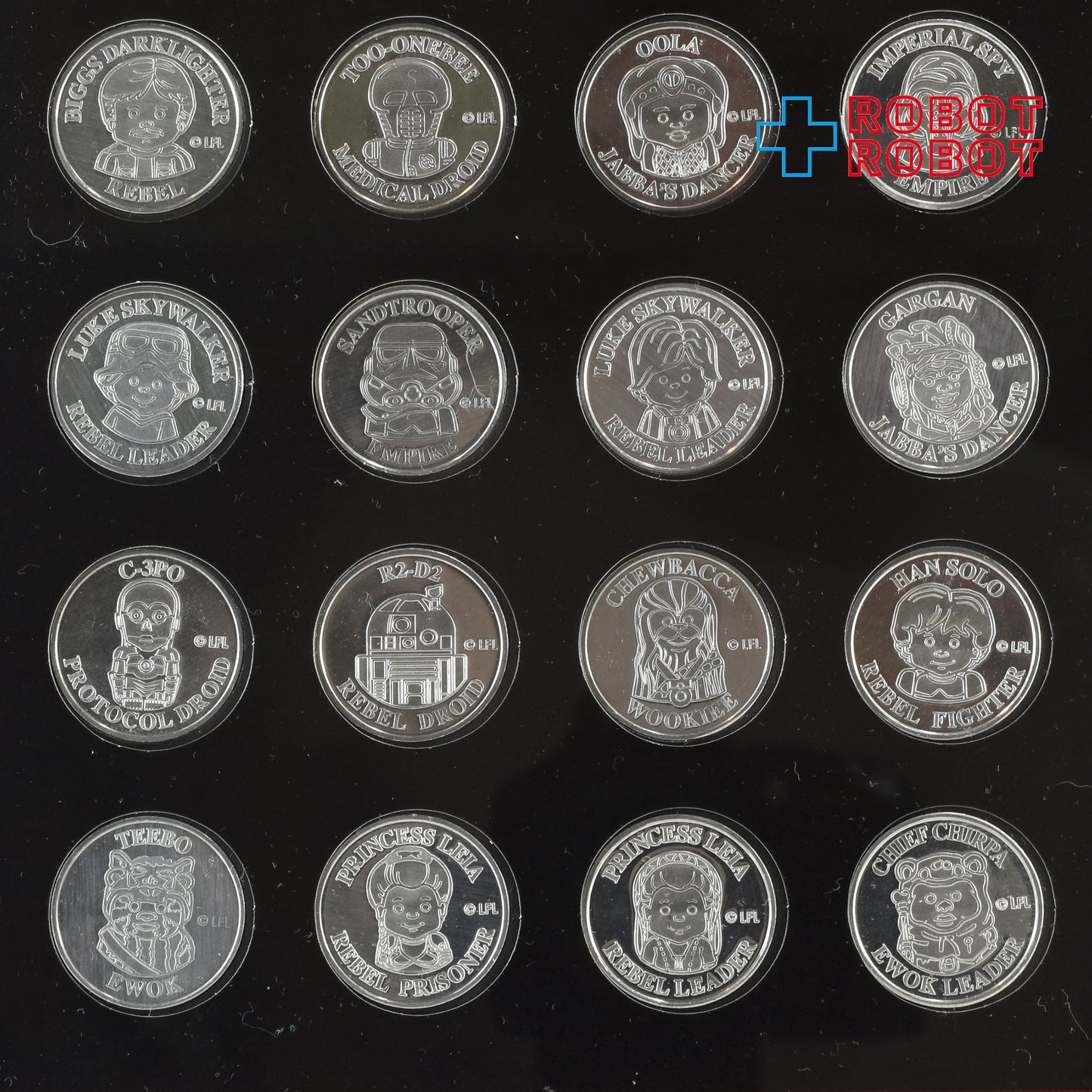 スター・ウォーズ スタートッツ コイン 20種セット ディスプレイフレーム入 セレブレーション シカゴ2019 コレクティングトラック限定
