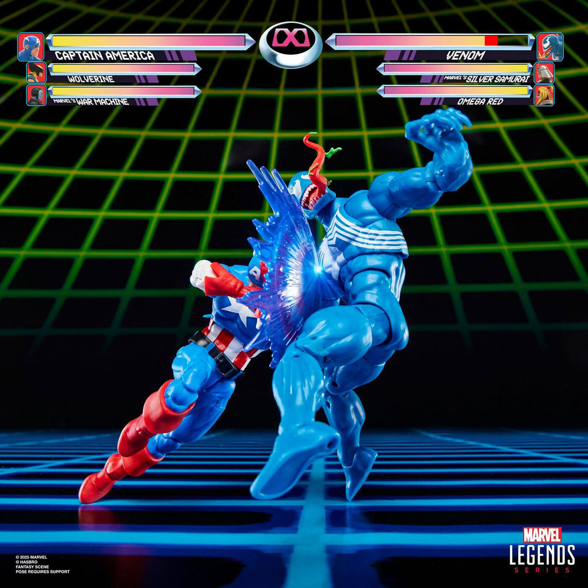マーベルレジェンド ゲームシリーズ キャプテン・アメリカ vs ヴェノム 6インチ アクションフィギュア 国内版 未開封
