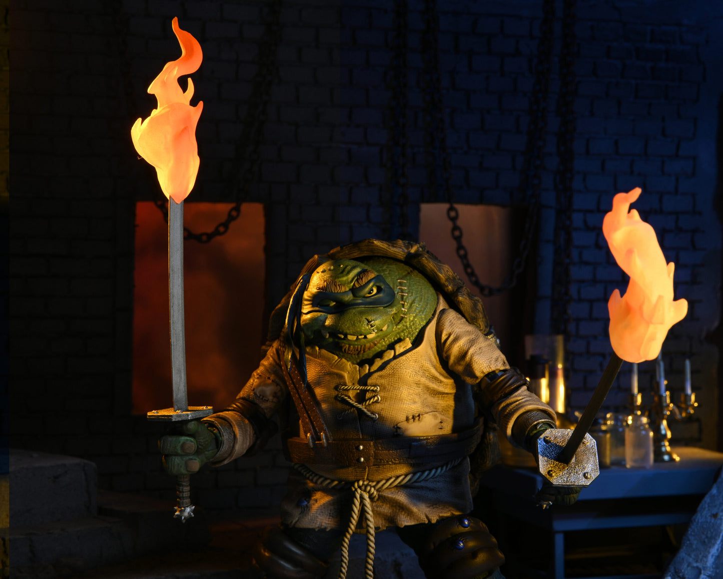 ネカ TMNT タートルズ ユニバーサル・モンスター レオナルド as ハンチバック アルティメット 7インチ アクションフィギュア 未開封