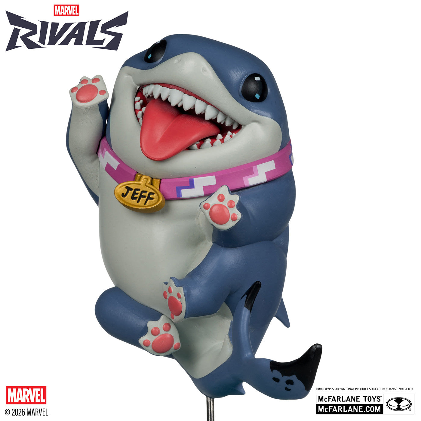 マクファーレン・トイズ マーベル・ライバルズ シーン・フィギュア #001 ジェフ・ザ・ランド・シャーク 1/10 スタチューフィギュア 未開封