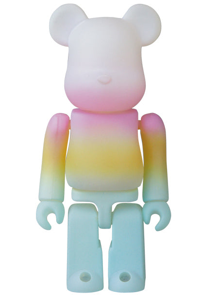 メディコム ベアブリック BE@RBRICK 100% [シリーズ 34] JELLYBEAN コットンキャンディ 内袋未開封 カード無し 箱無し ４号店商品