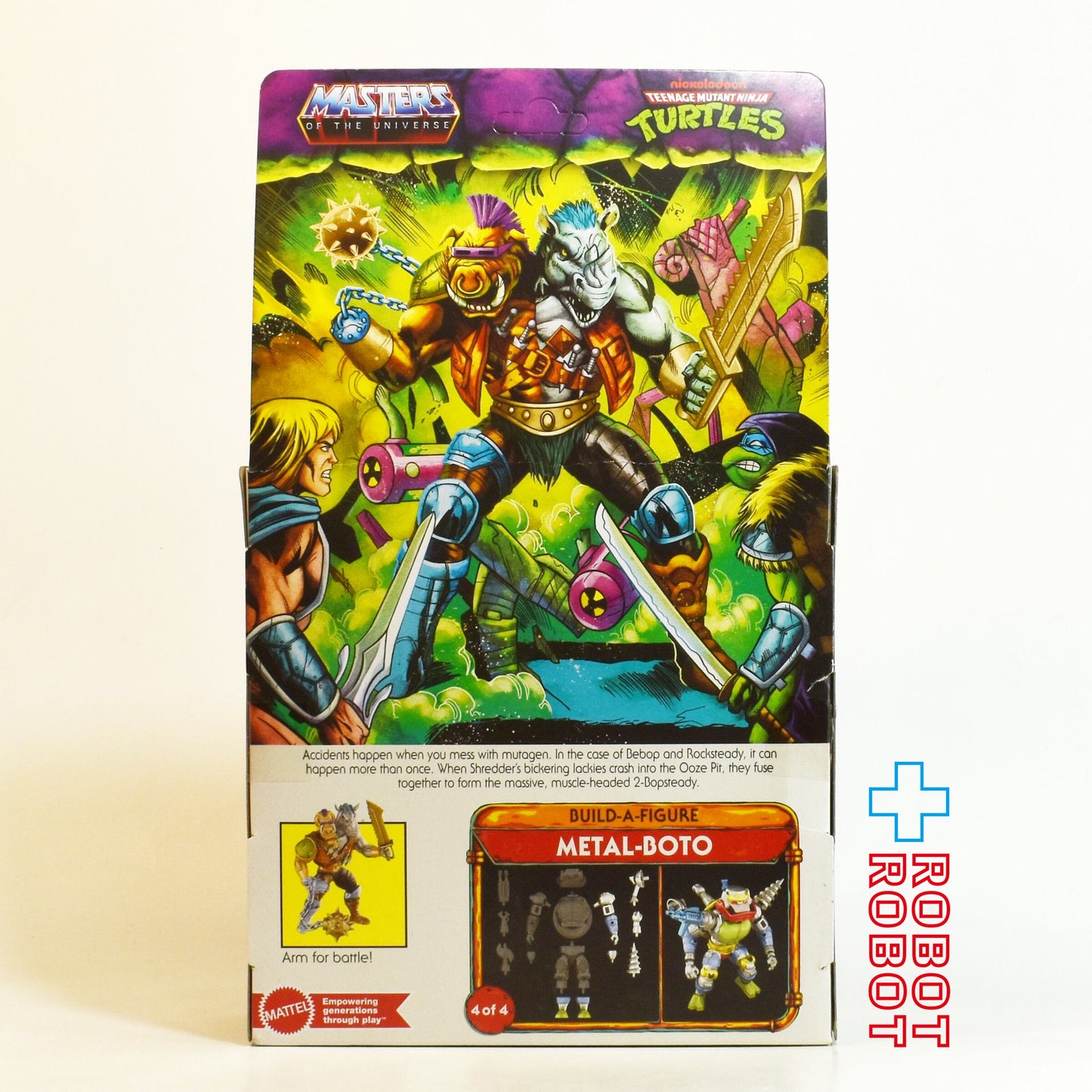 マテル MOTU マスターズ・オブ・ザ・ユニバース オリジンズ タートルズ・オブ・グレイスカル トゥーバップステディ 5.5インチ アクションフィギュア 開封