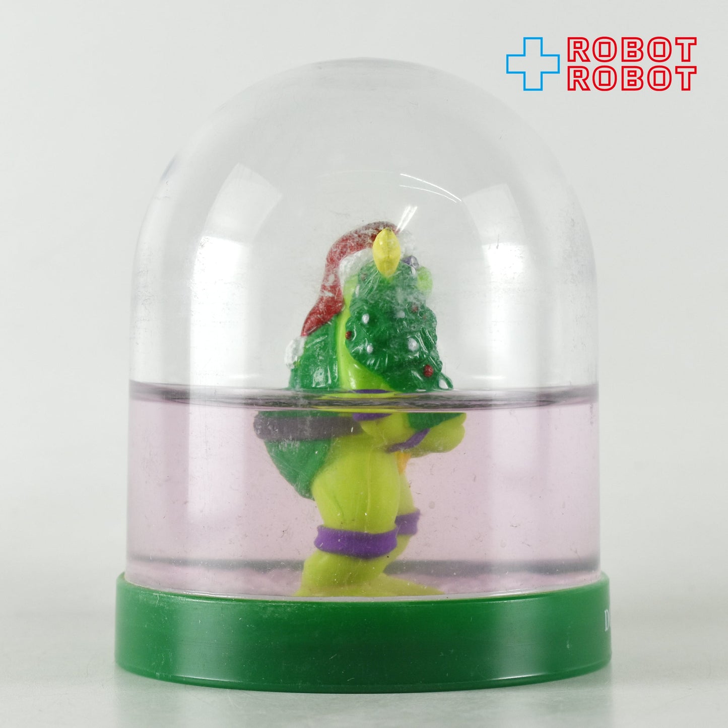 TMNT ティーンエイジ・ミュータント・ニンジャ・タートルズ ドナテロ クリスマス スノードーム 1990 開封箱付き