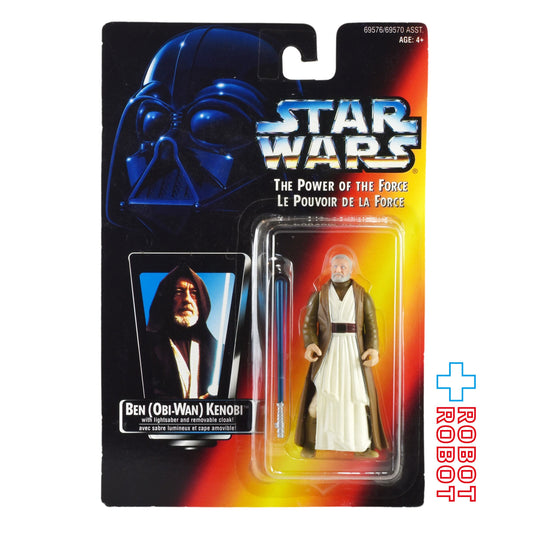スター・ウォーズ POTF2 レッドカード オビ＝ワン・ケノービ ショートセーバー カナダ版 スクエアカード アクションフィギュア 未開封