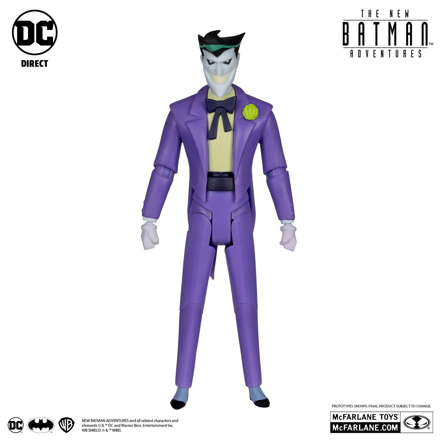 マクファーレン・トイズ DCダイレクト バットマン アニメイテッド ニュー・バットマン・アドベンチャーズ #13 ジョーカー 6インチ アクションフィギュア 国内版 未開封