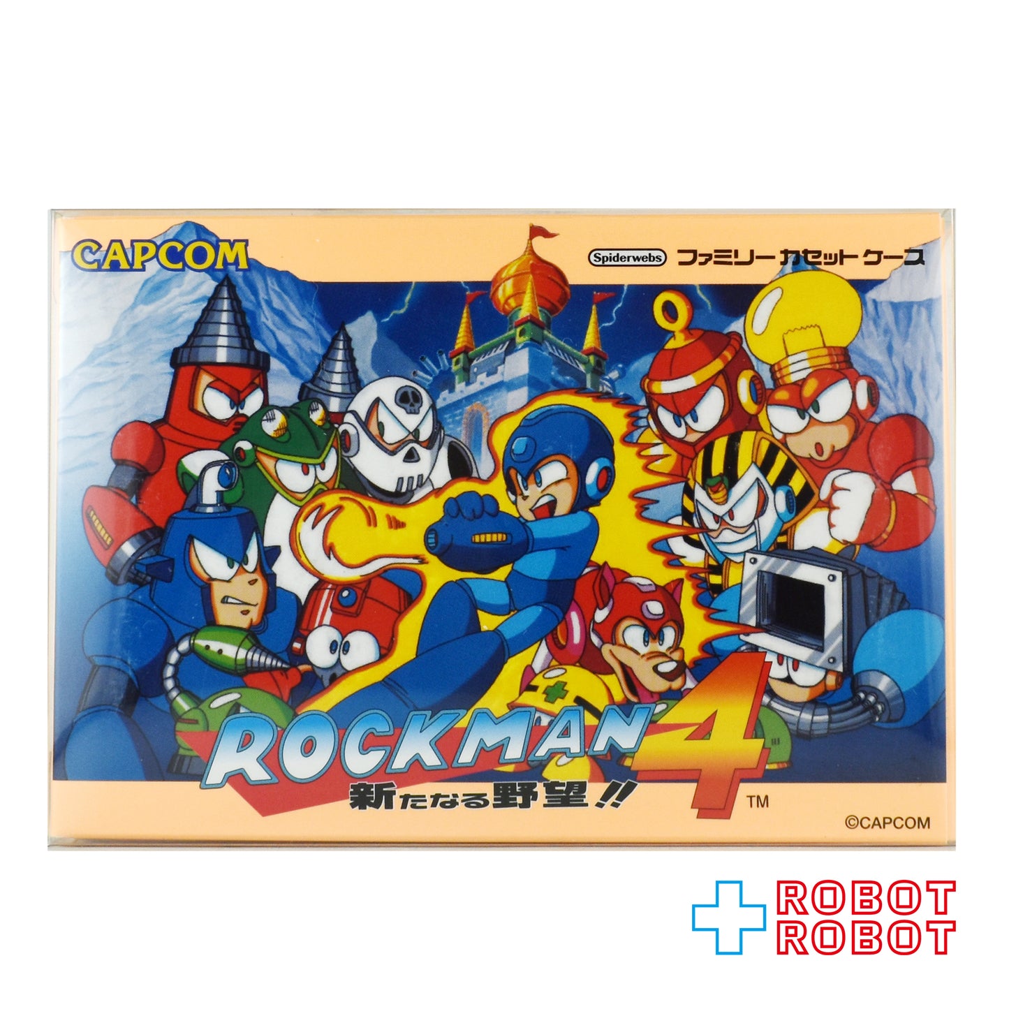 スパイダーウェブ ロックマン4 / ファミリーカセットケース 未開封