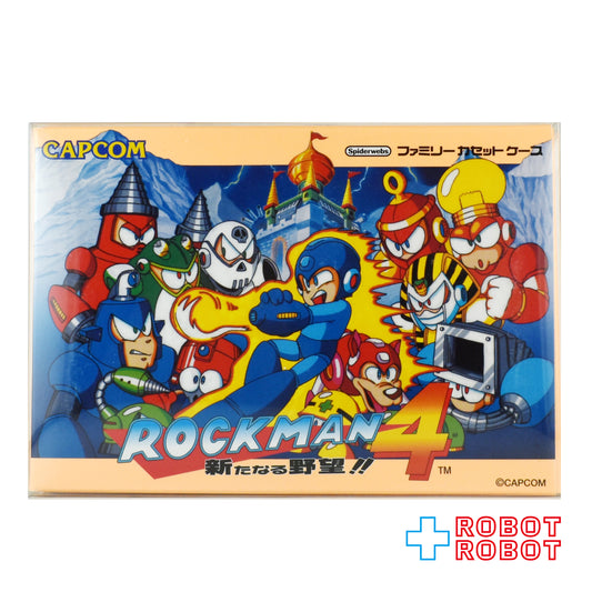 スパイダーウェブ ロックマン4 / ファミリーカセットケース 未開封