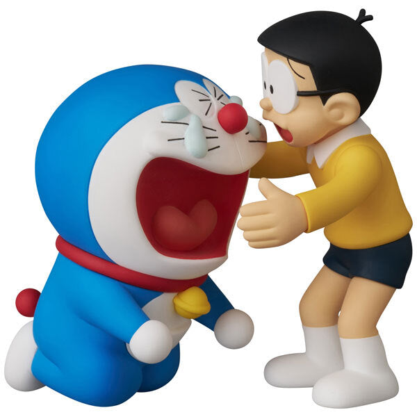 メディコム UDF ウルトラディテールフィギュア 905 UDF 「藤子・F・不二雄作品」 シリーズ17 号泣ドラえもん＆慰めのび太 フィギュア 未開封