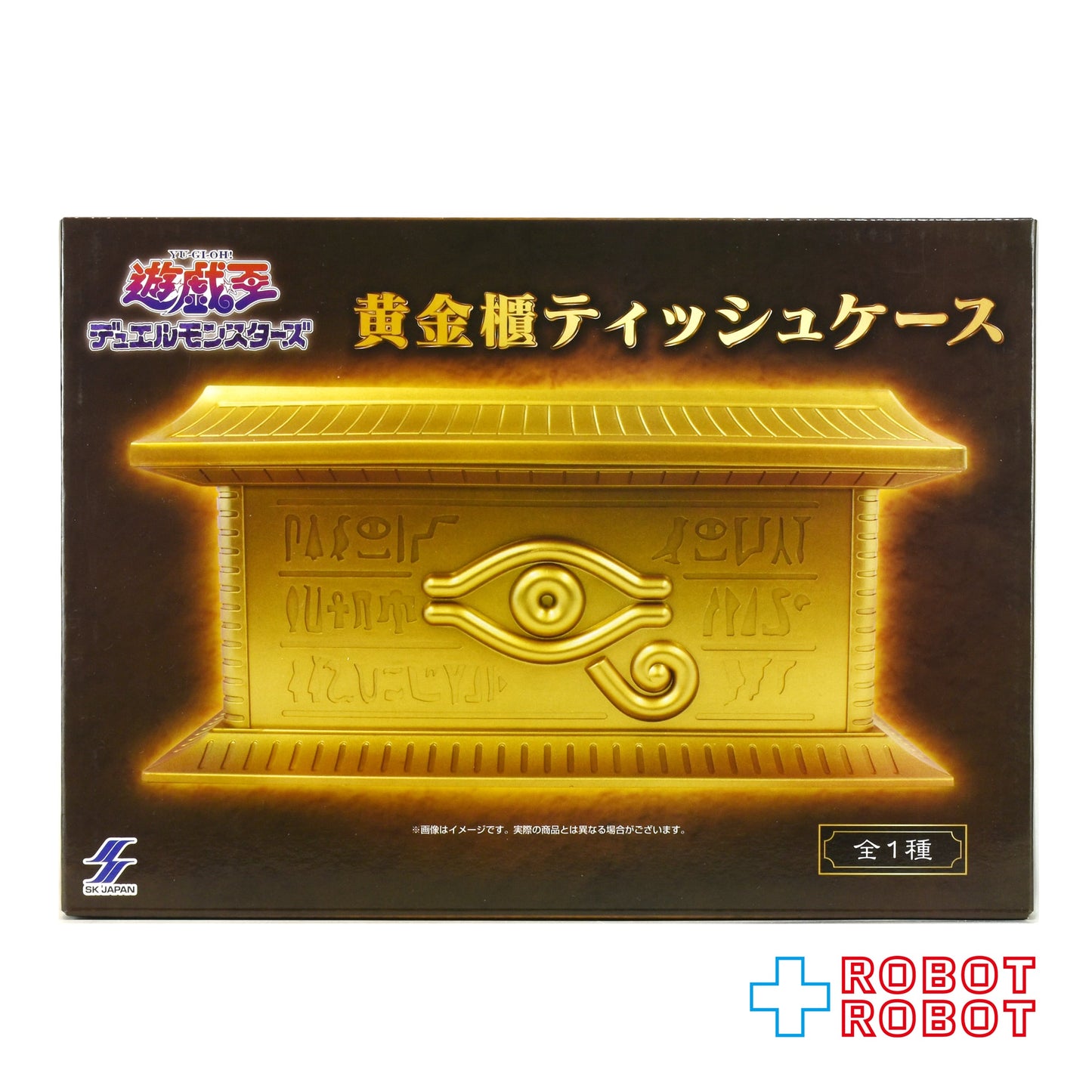 エスケイジャパン 遊戯王 黄金櫃ティッシュケース フィギュア 未開封