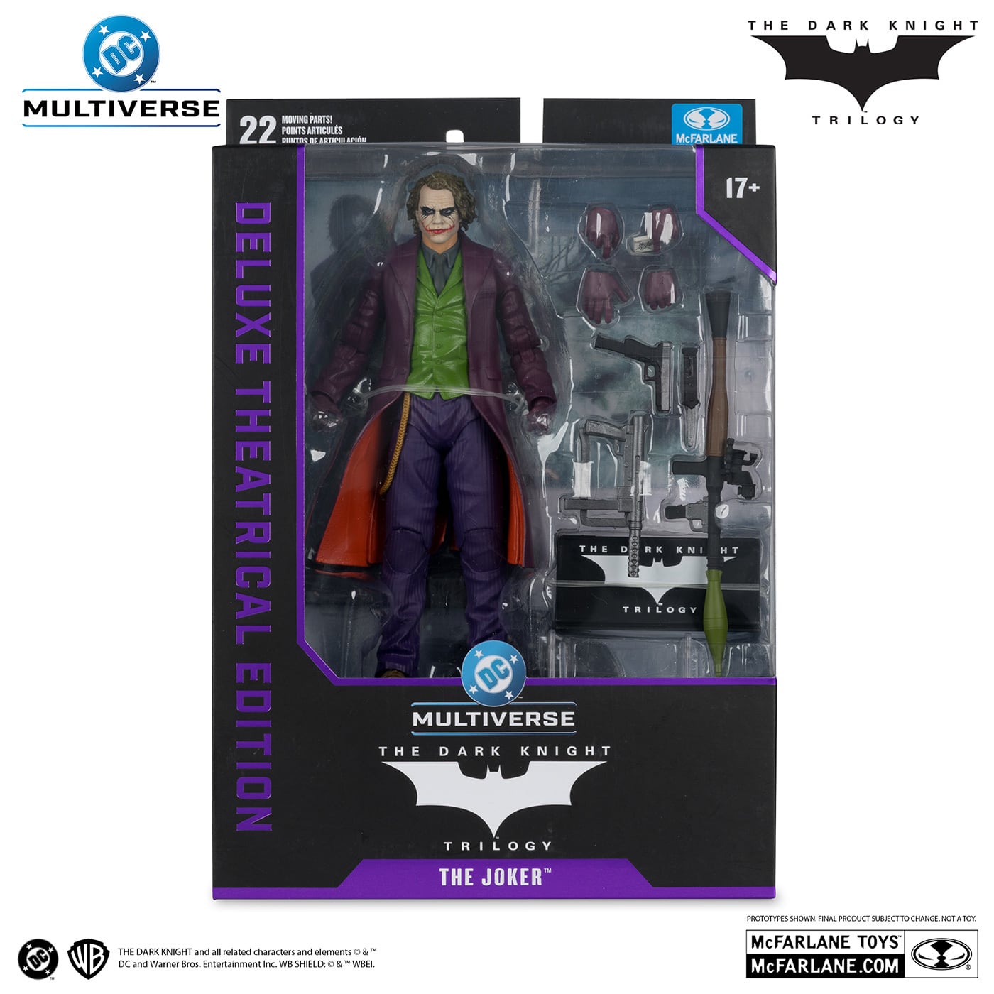 DC マルチバース ダークナイト・トリロジー ジョーカー デラックス・シアトリカル・エディション 7インチ アクションフィギュア 国内版 未開封