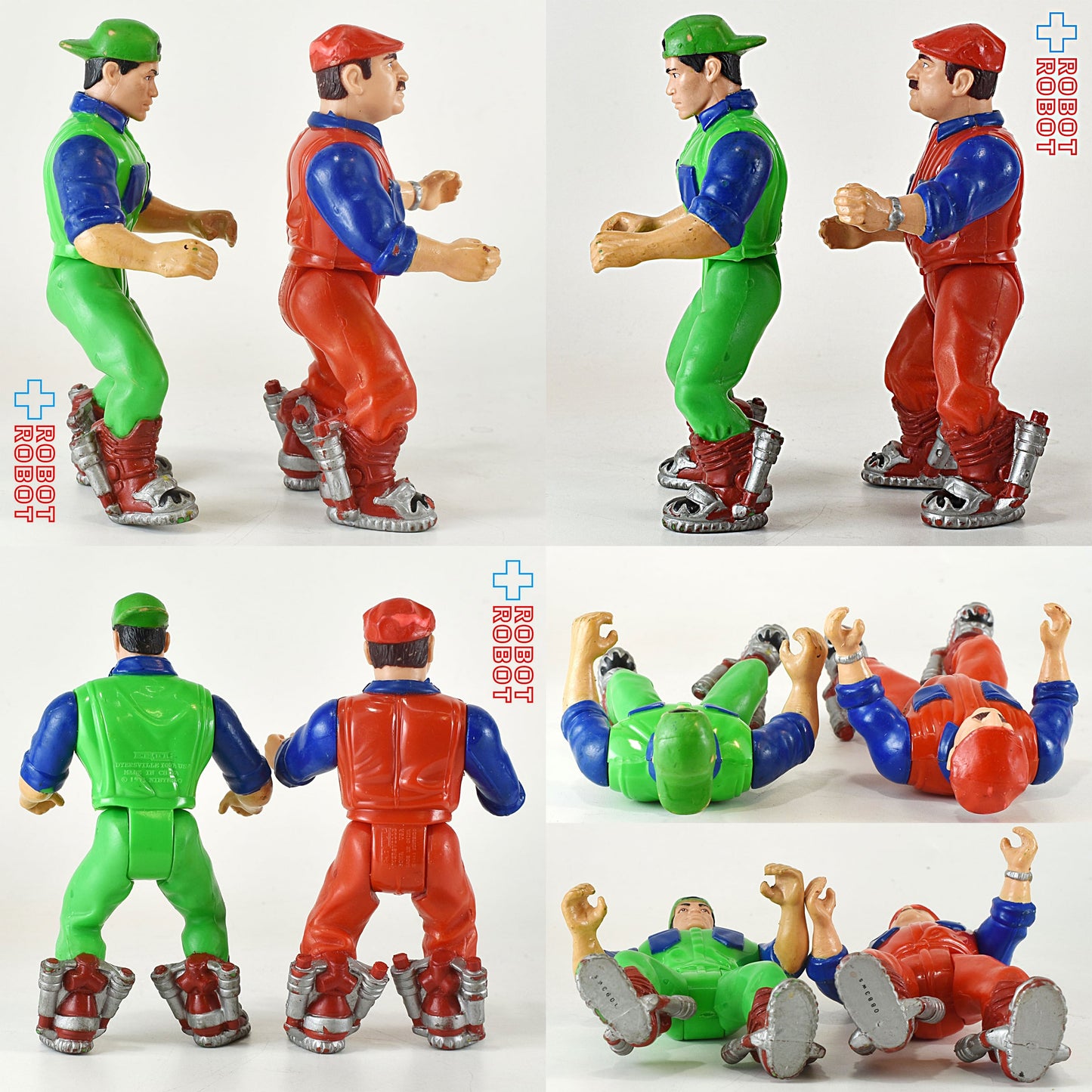 映画版 スーパーマリオ 魔界帝国の女神 マリオとルイージ アクションフィギュア ２体 1993 ERTL社