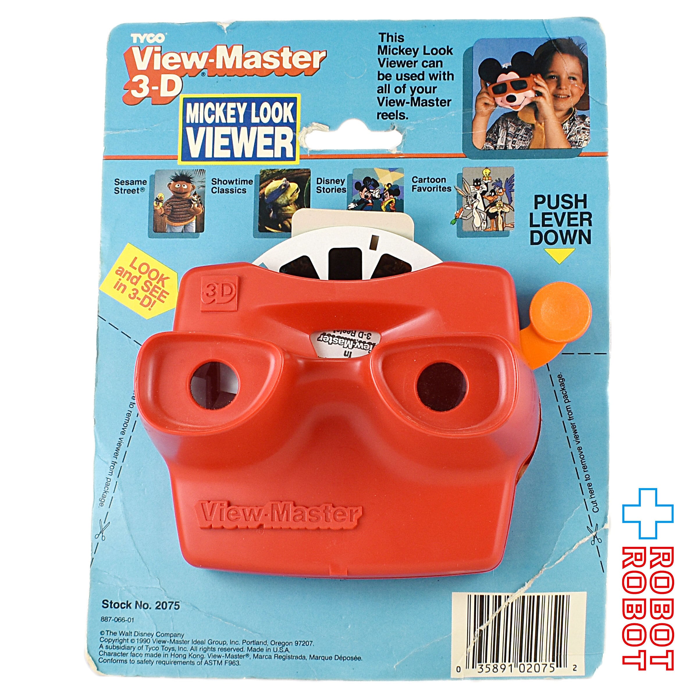 View Master トーキング・ビューマスター ディズニー ミッキーマウス ビューマスター ミッキーマウス フェイス ビューワー タイコ社 台紙付
