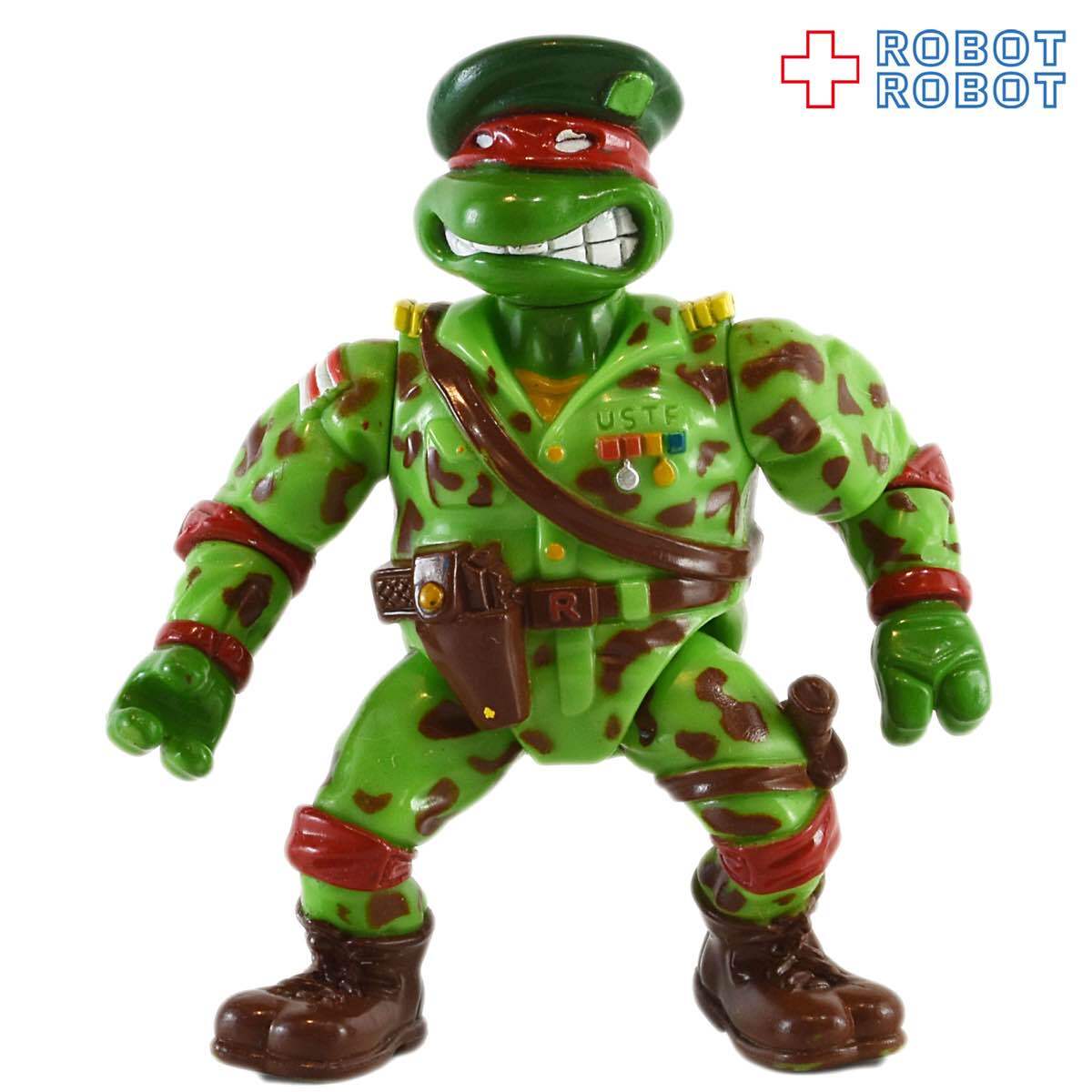 プレイメイツ ティーンエイジ・ミュータント・ニンジャ・タートルズ TMNT グリーンベレー ラファエロ アクションフィギュア 1991 ルース