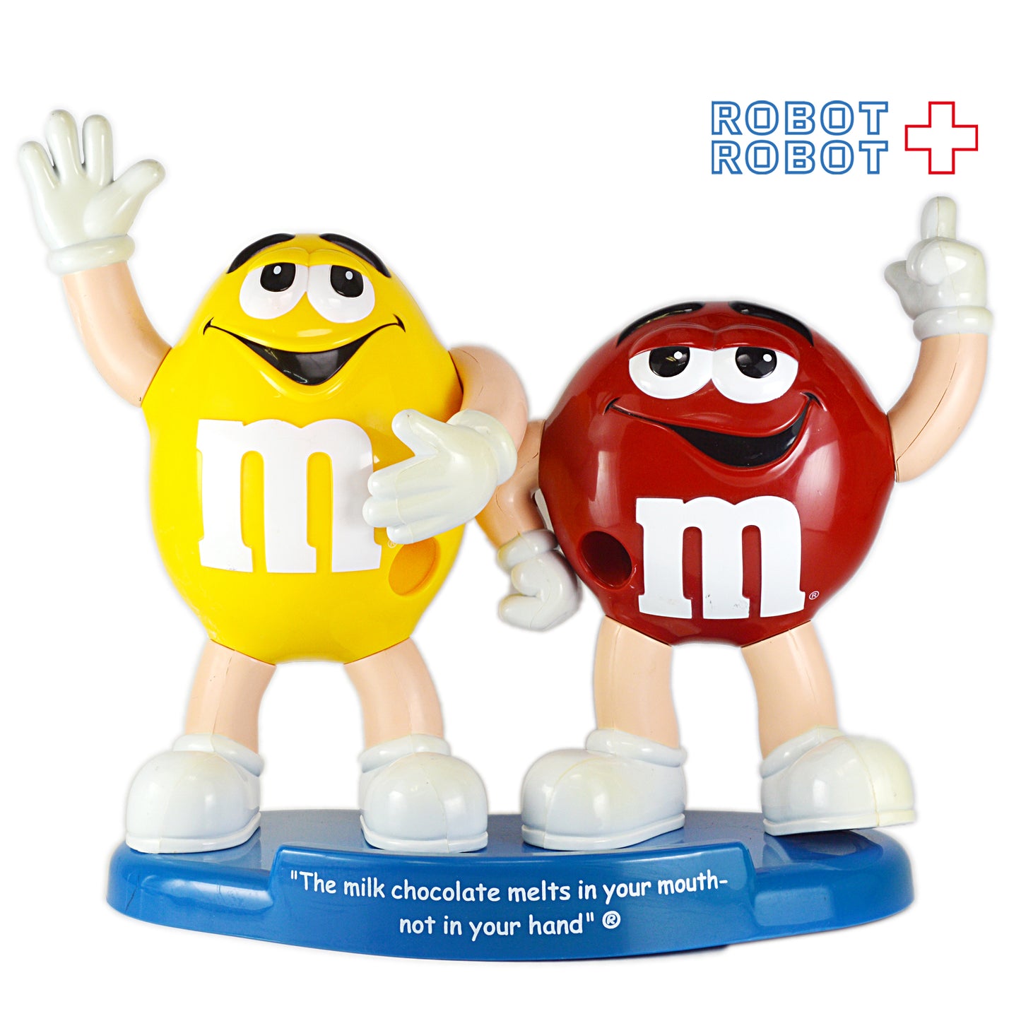 M&M's ディスペンサー イエロー＆レッド エムアンドエムズ 企業物