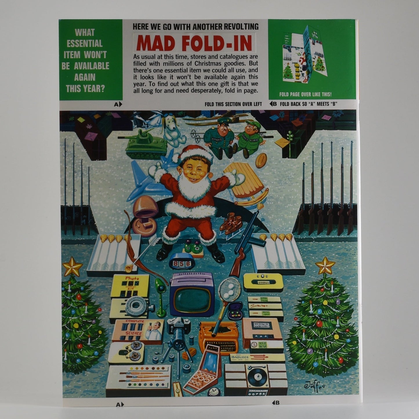 マッドマガジン アルフレッド E ノイマン ハッピーホリデイ サンタ アクションフィギュア