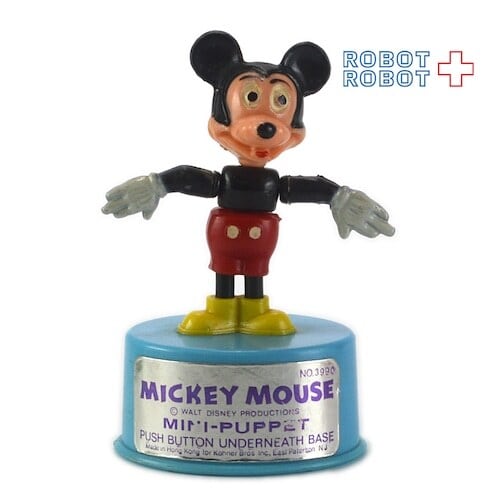 コーナー社 ディズニー ミッキーマウス プッシュパペットミニ