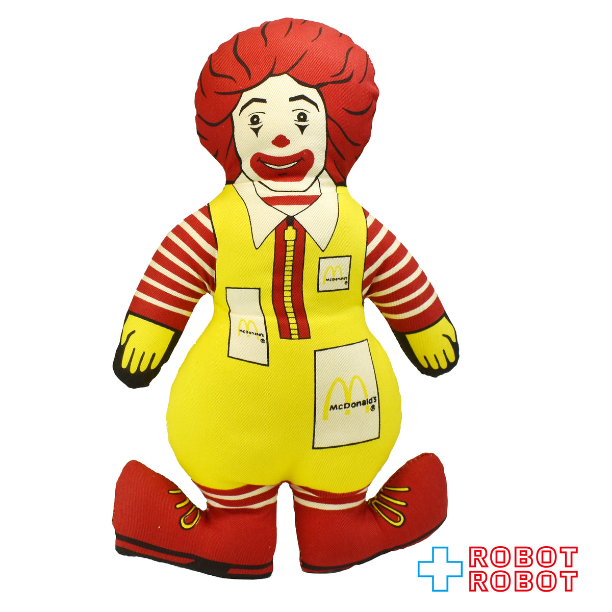 マクドナルド ロナルド クロスドール 30センチ ぬいぐるみ人形 1984 企業物