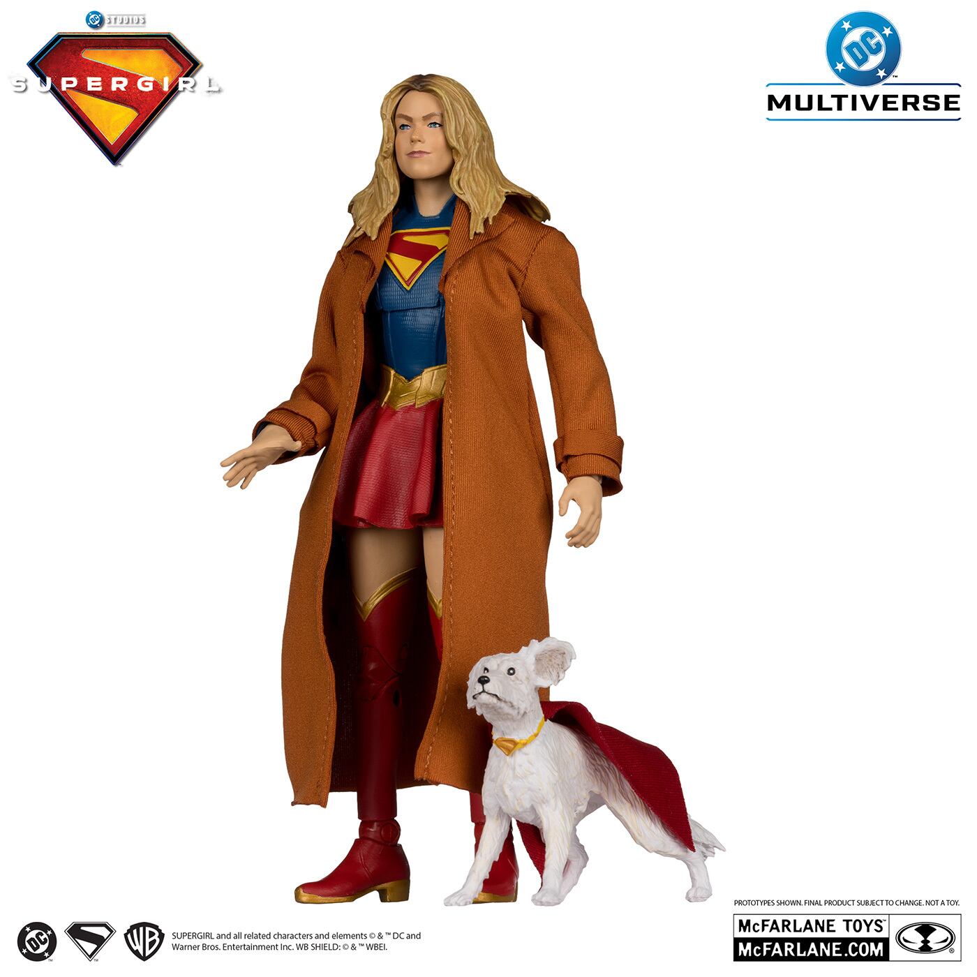 DC マルチバース 映画 スーパーガール (2026) スーパーガール＆クリプト デラックス・シアトリカル・エディション 7インチ アクションフィギュア 国内版 未開封